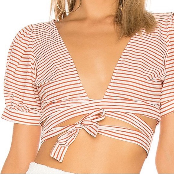 For Love and Lemons Selma wrap top - Picture 2 of 5